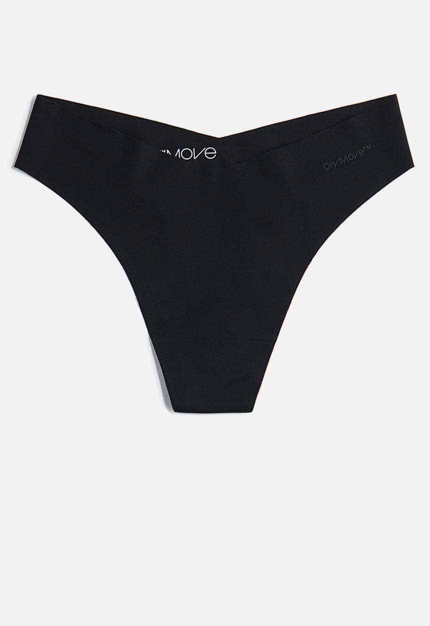 H&M - 3-Pack sports thong briefs with drymove™ - black