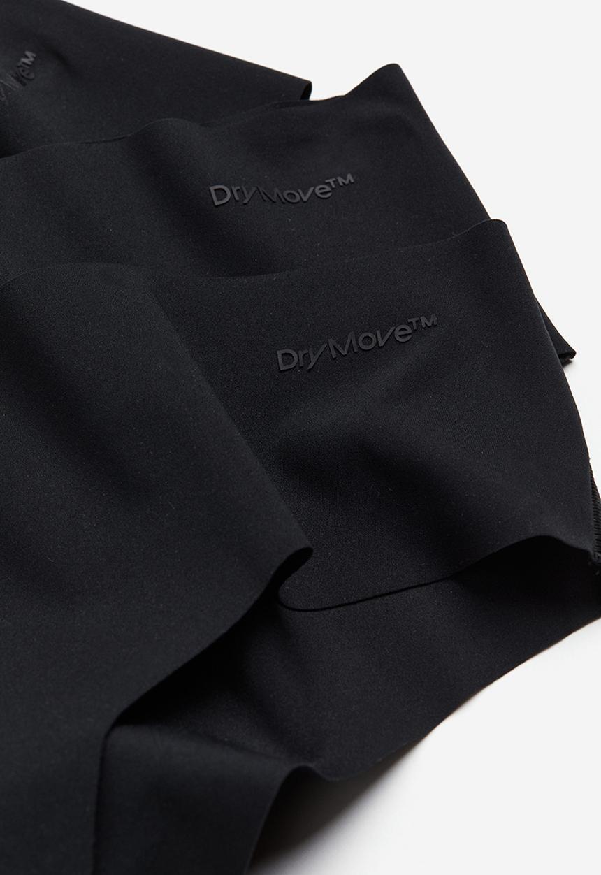 H&M - 3-Pack sports hipster briefs with drymove™ - black