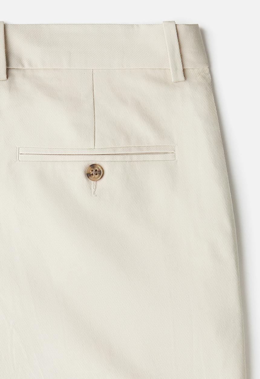 H&M - Regular fit tailored trousers - beige