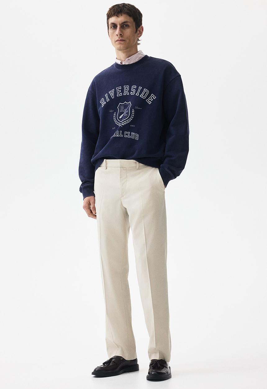 H&M - Regular fit tailored trousers - beige