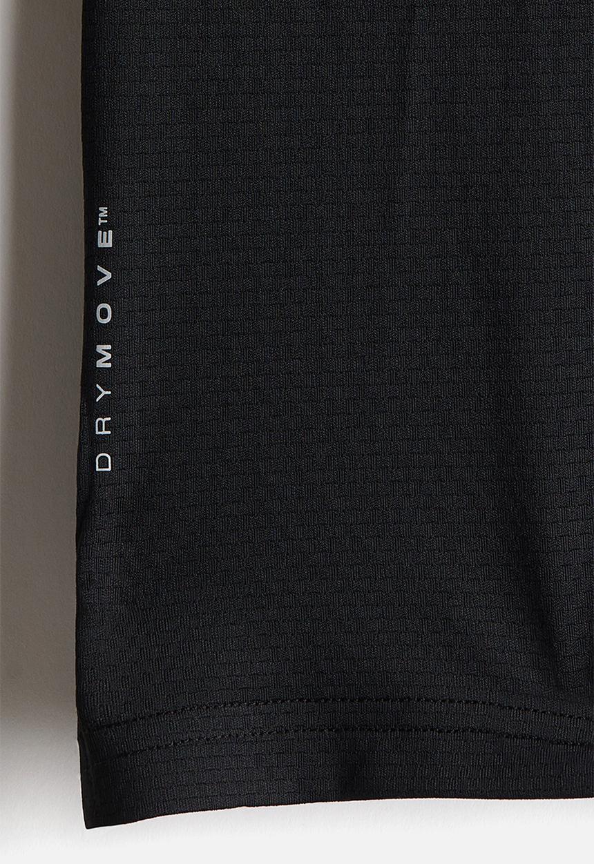 H&M - Muscle fit sports top with drymove™ - black