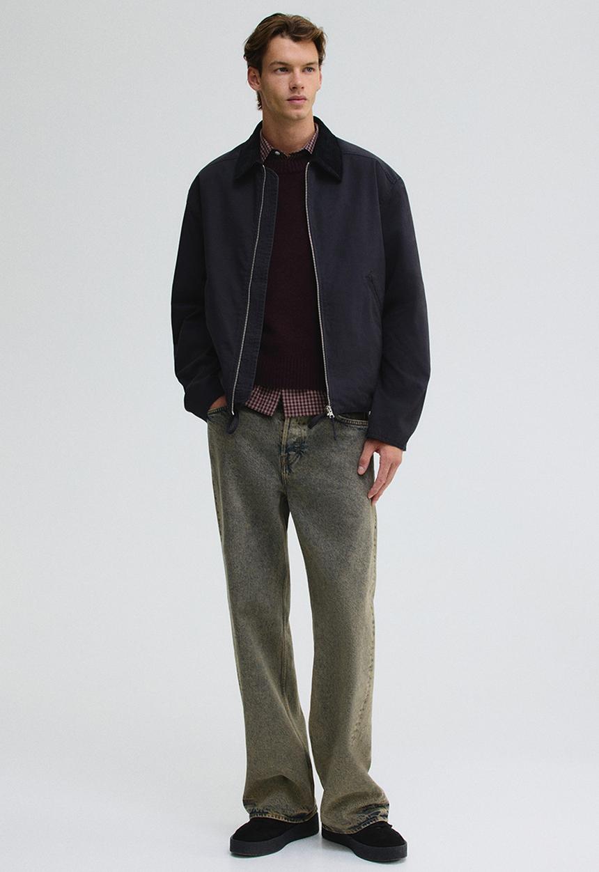 H&M - Cotton blouson jacket - black