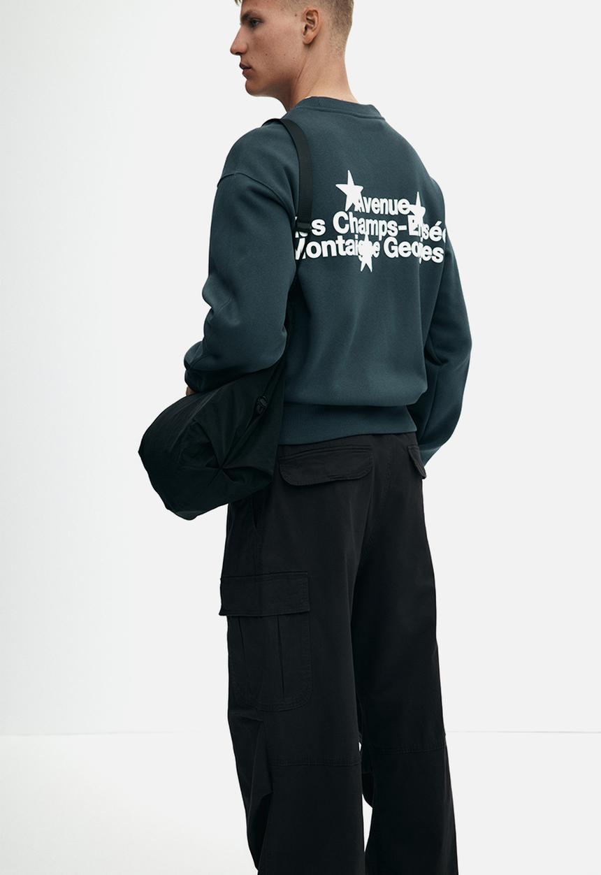 H&M - Loose fit cargo trousers - dark grey