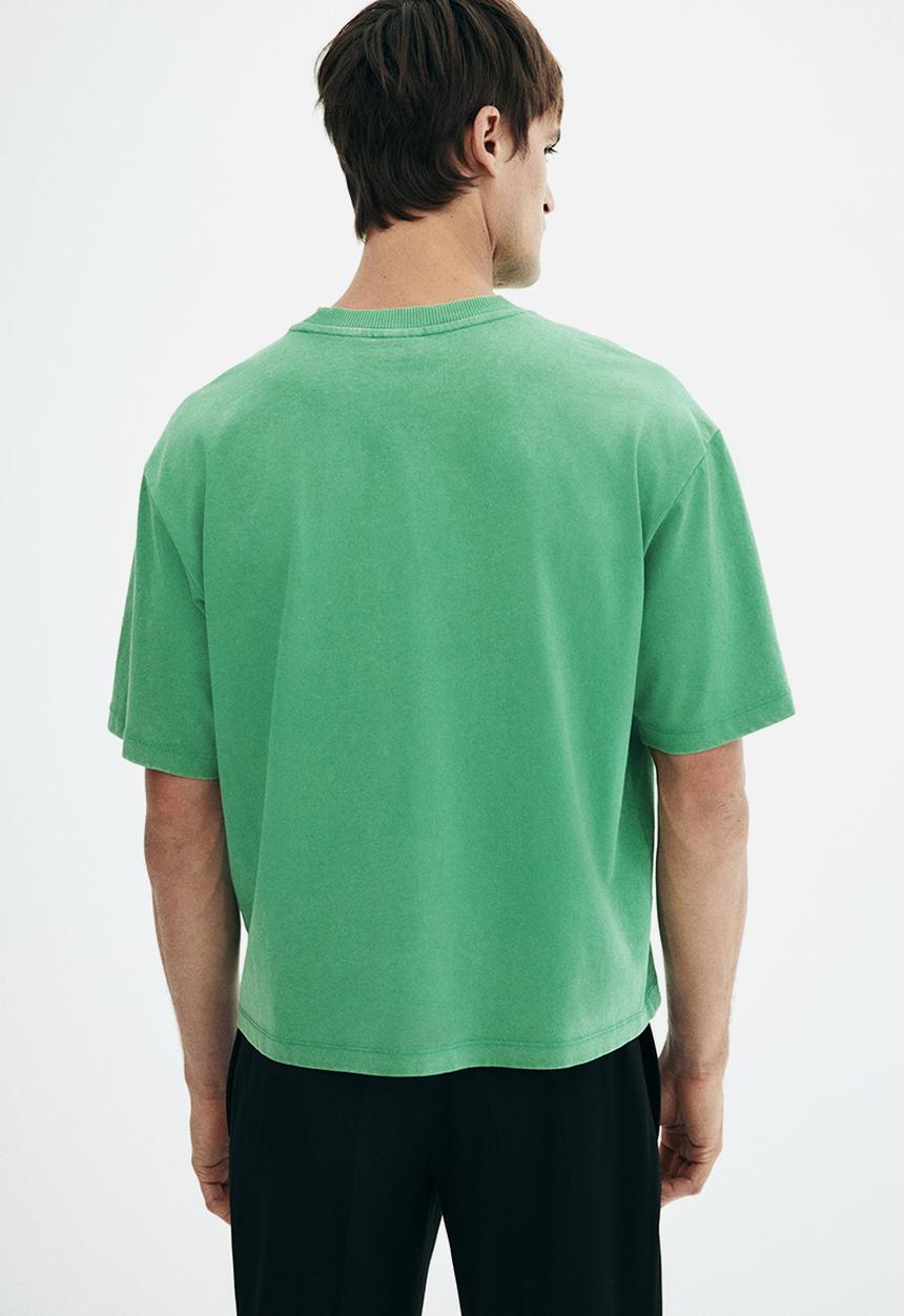 Loose fit printed t-shirt - green/riverside - 1311140001