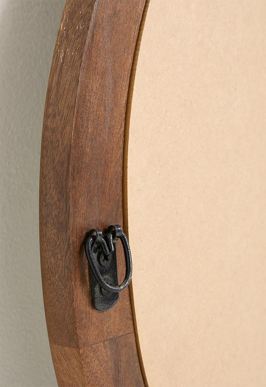 Sixth Floor - Wooden Oranic Shape Mirror - Natural 90x60