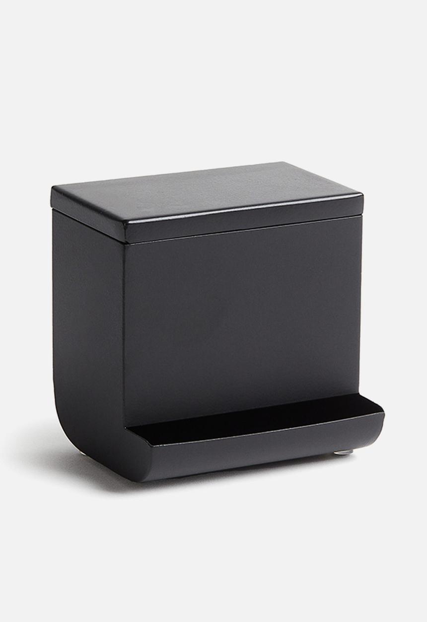 H&M - Metal cotton-bud dispenser - black