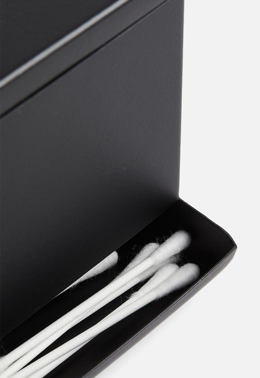 H&M - Metal cotton-bud dispenser - black