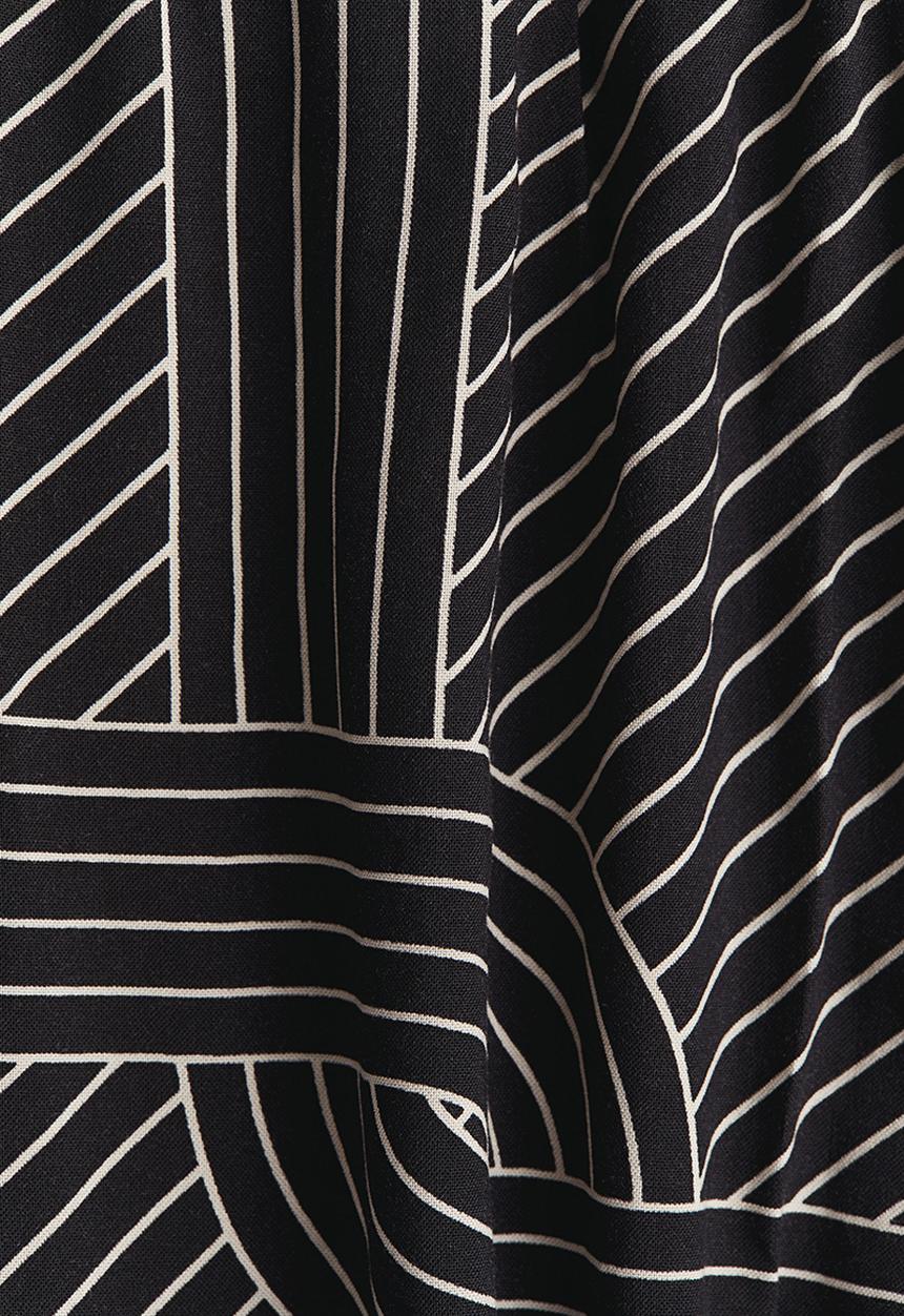 H&M - Viscose culottes - black patterned