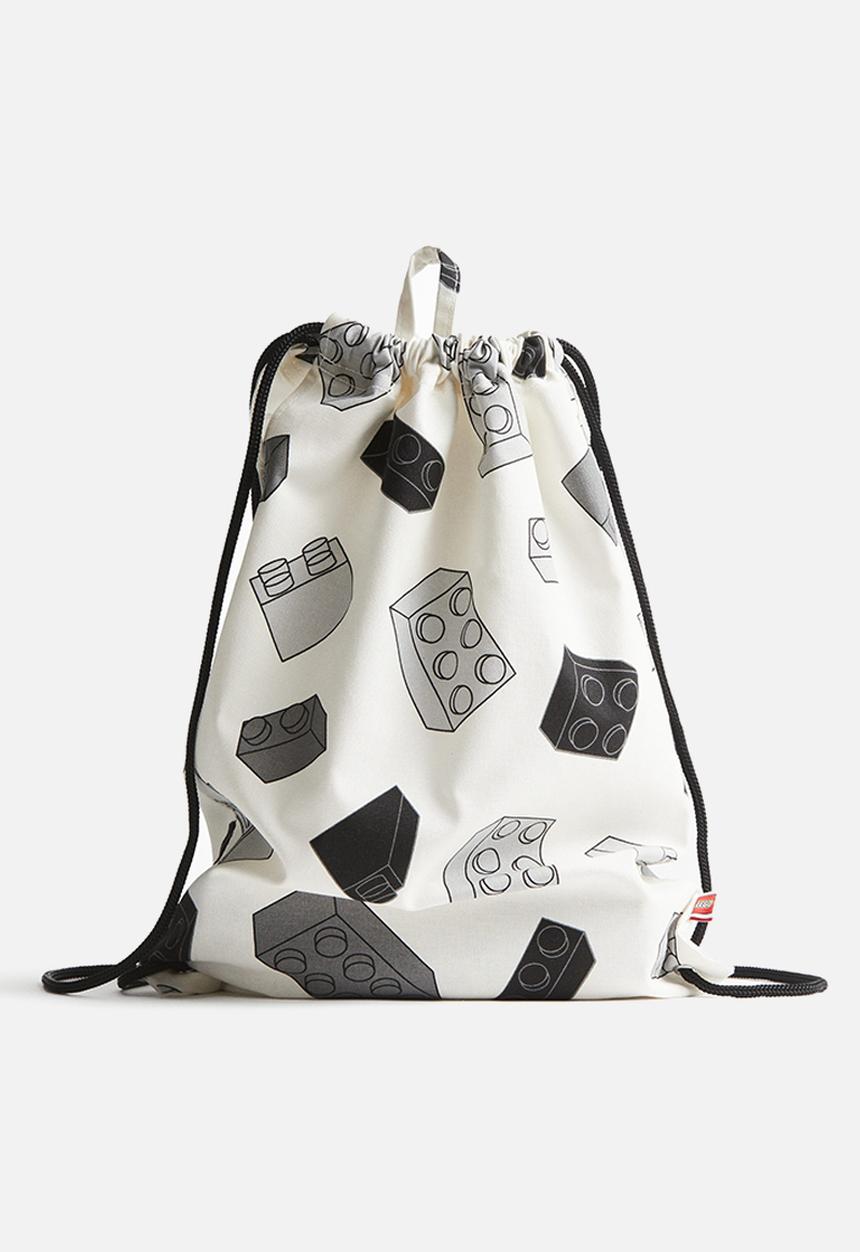 H&M - Patterned gym bag - white/lego