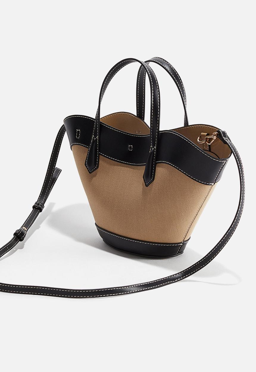 H&M - Crossbody bag - beige/black