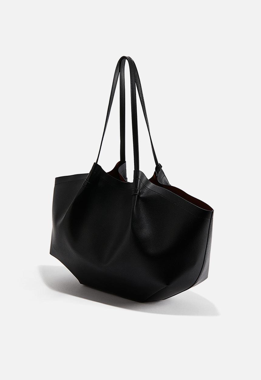 H&M - Shopper with pouch - black