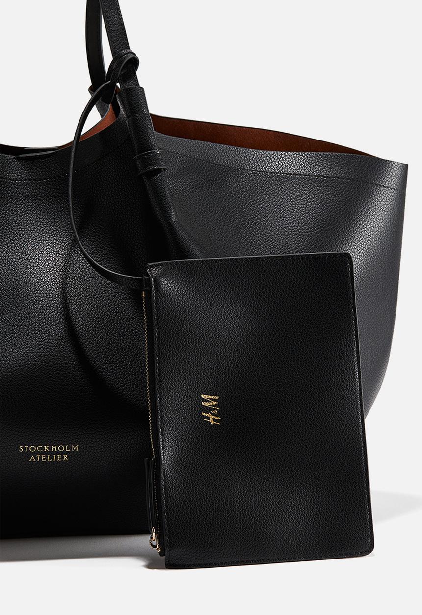 H&M - Shopper with pouch - black