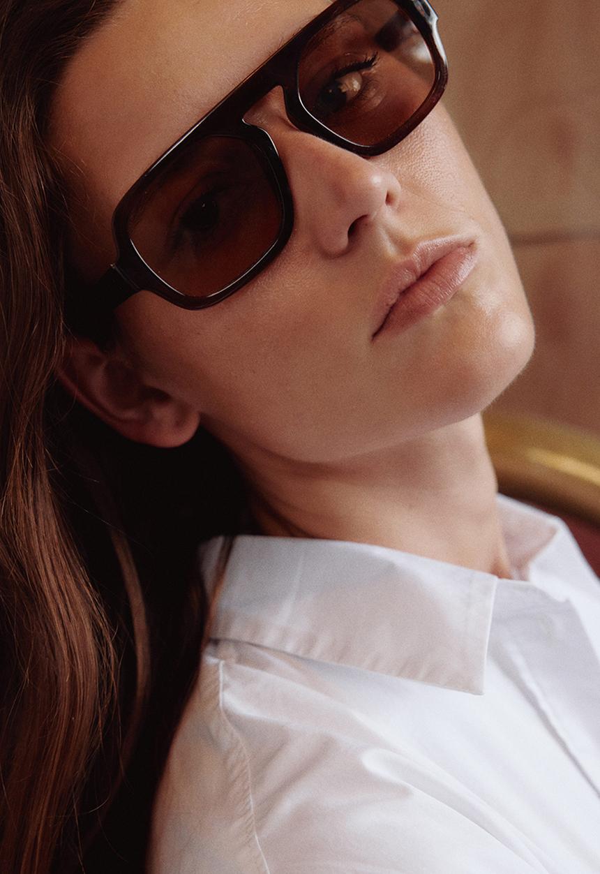 H&M - Oversized cotton poplin shirt - white