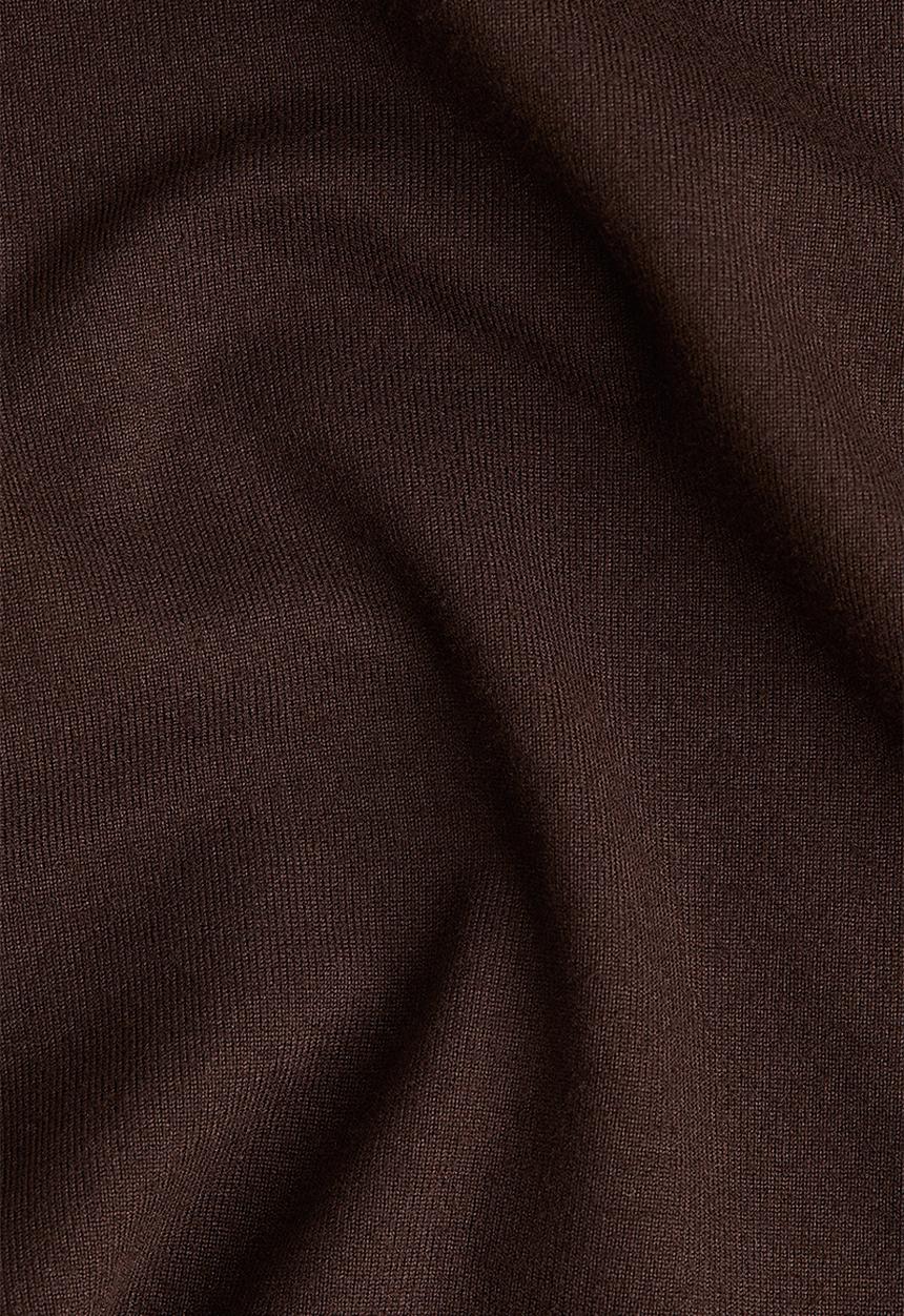 H&M - Draped one-shoulder top - dark brown