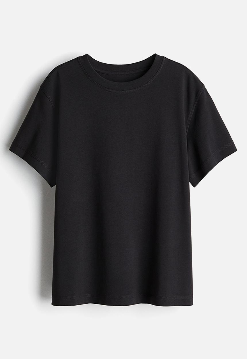 H&M - Oversized cotton t-shirt - black