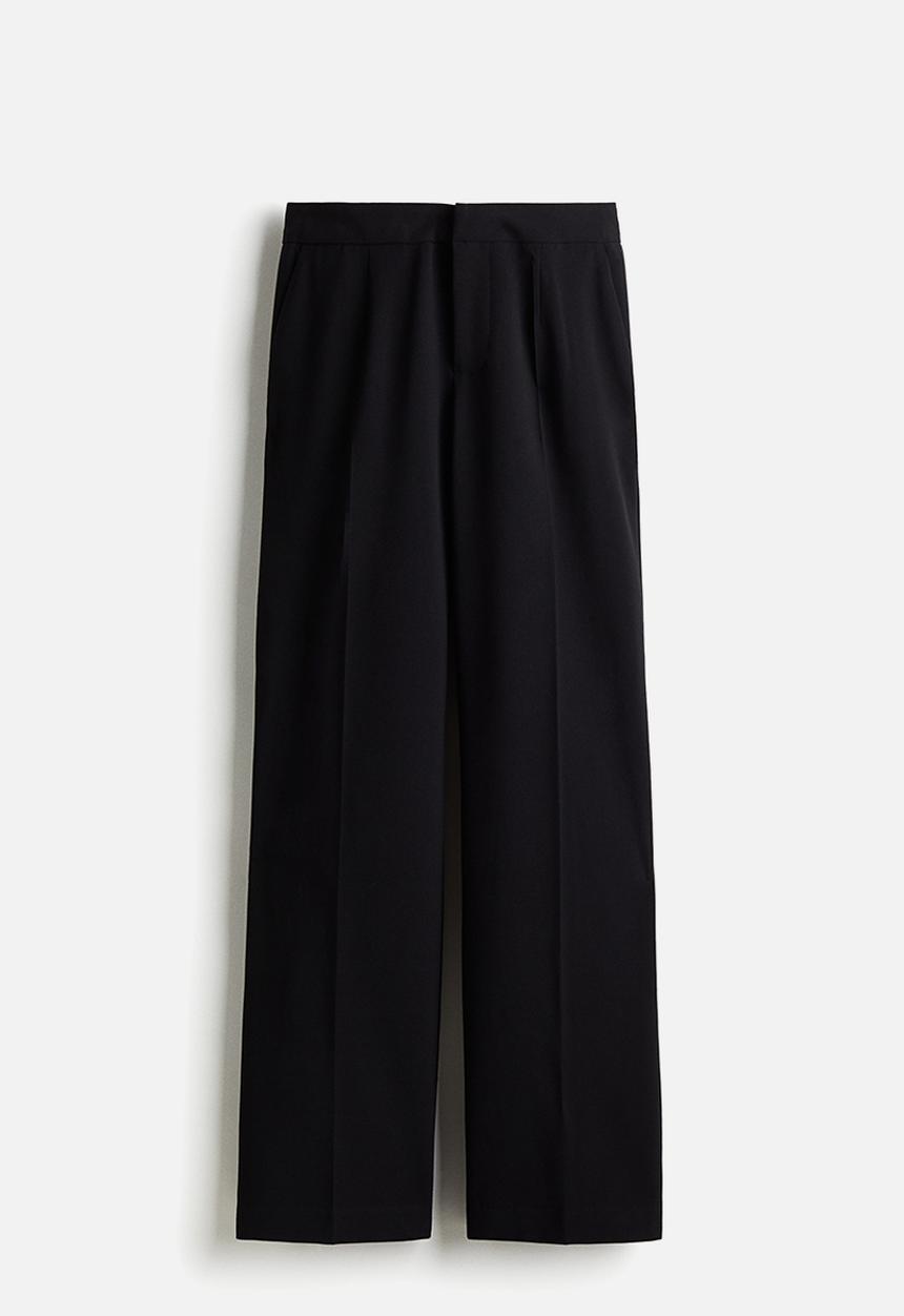 H&M - Tailored trousers - black