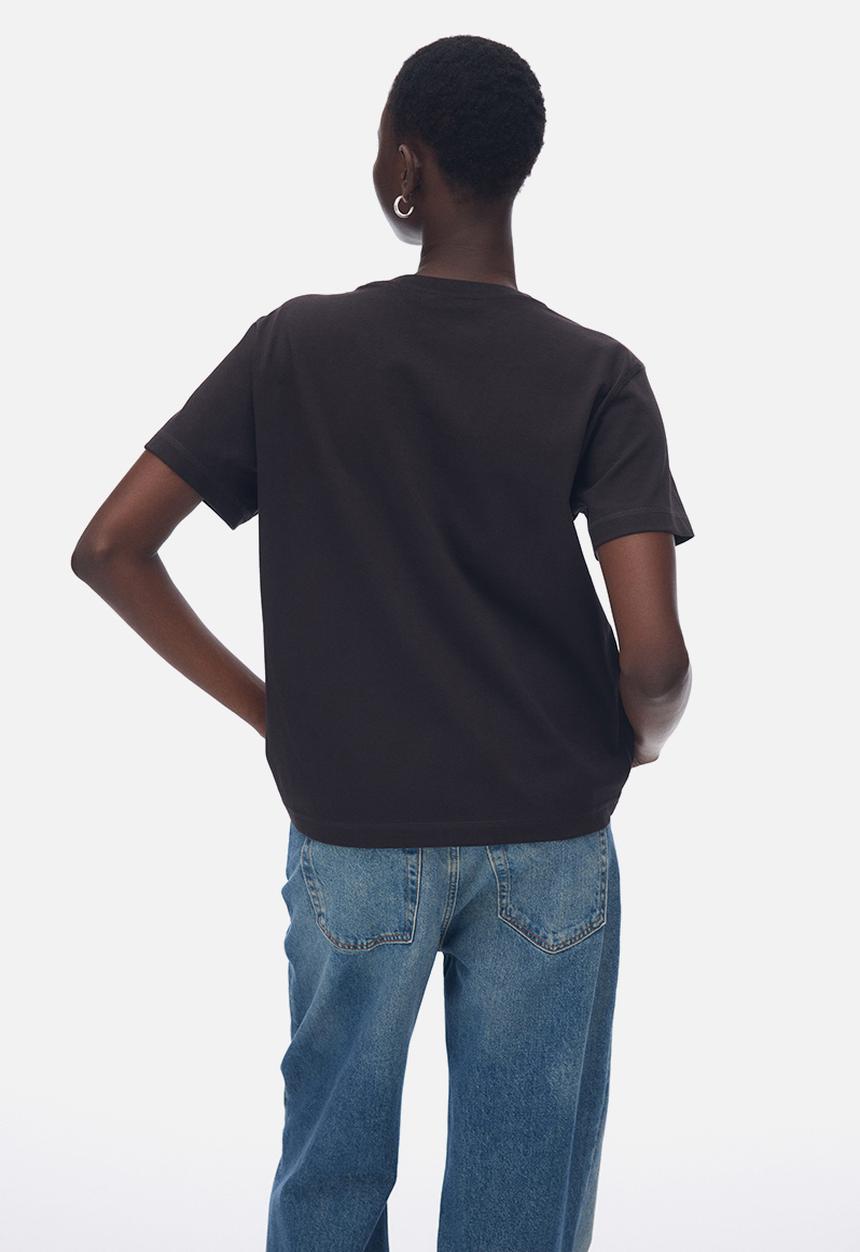 H&M - Oversized cotton t-shirt - dark brown