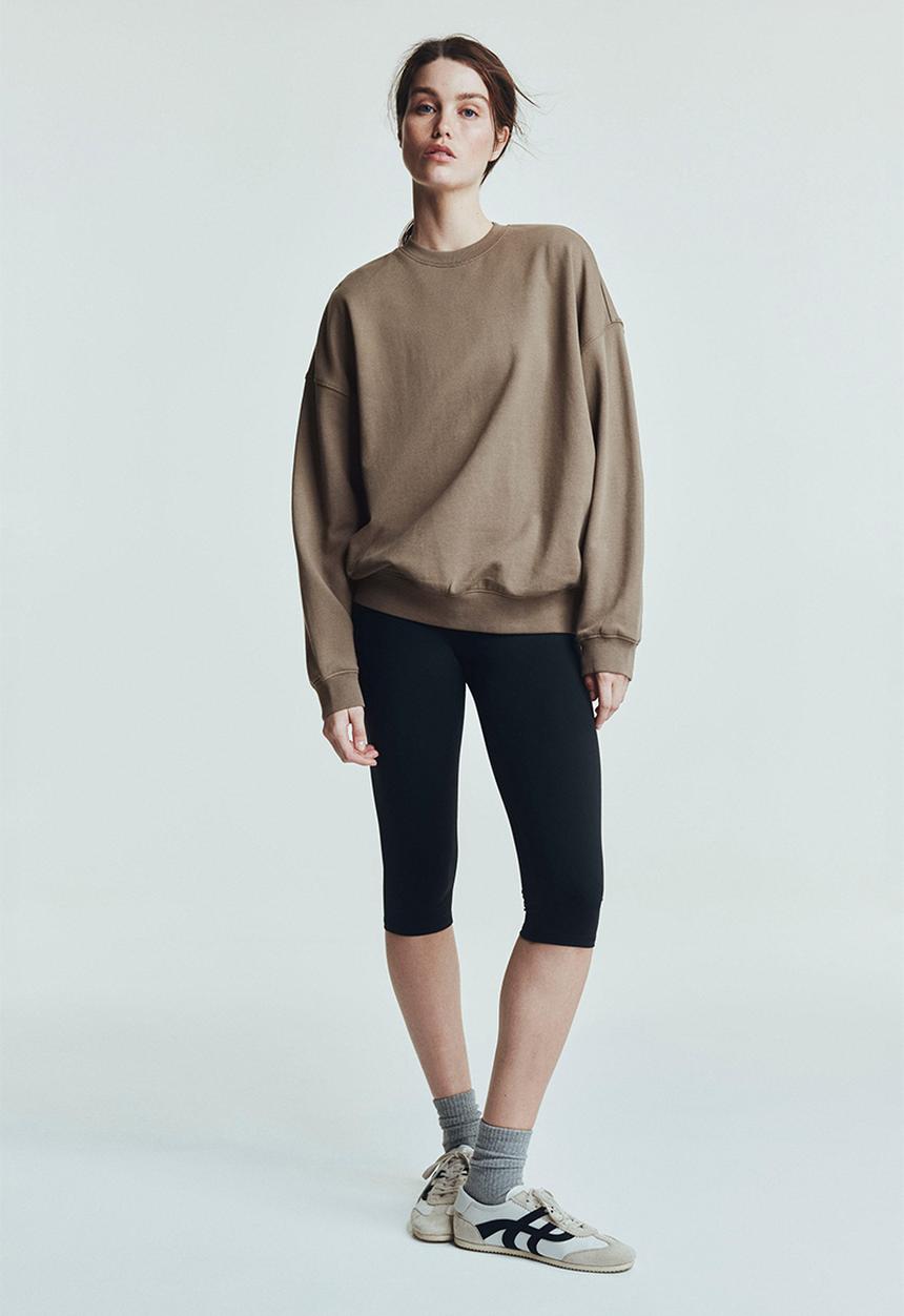 H&M - Sports sweatshirt - dark beige