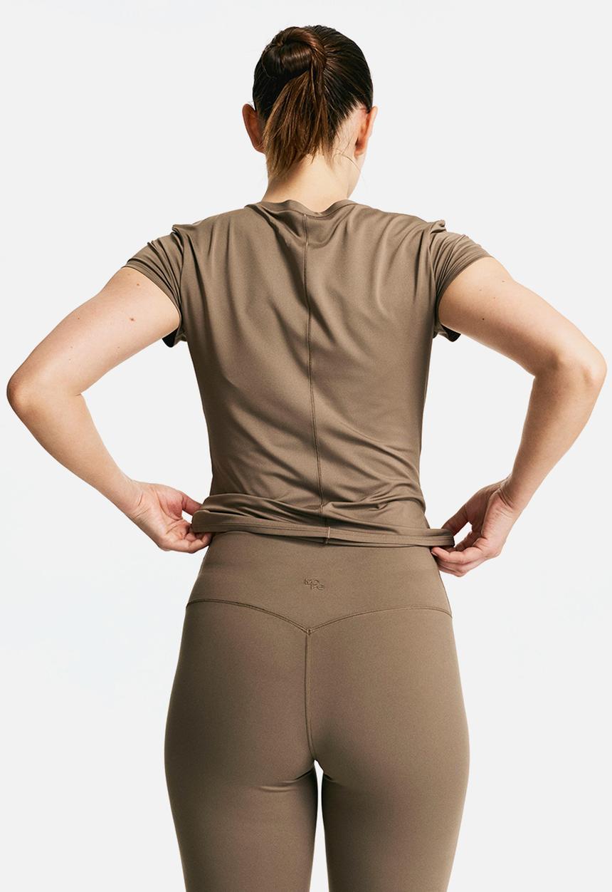 H&M - Sports top with drymove™ - dark beige