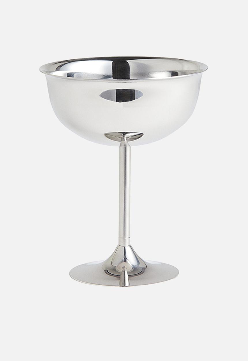 H&M - Tall stainless steel coupe - silver-coloured