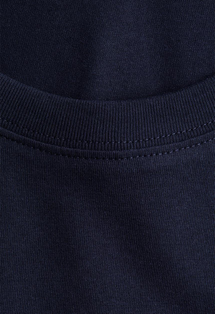 H&M - Oversized printed T-shirt - navy blue/milano