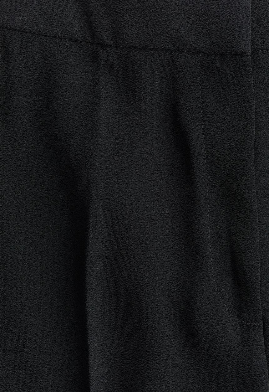 H&M - Straight crease-leg trousers - black