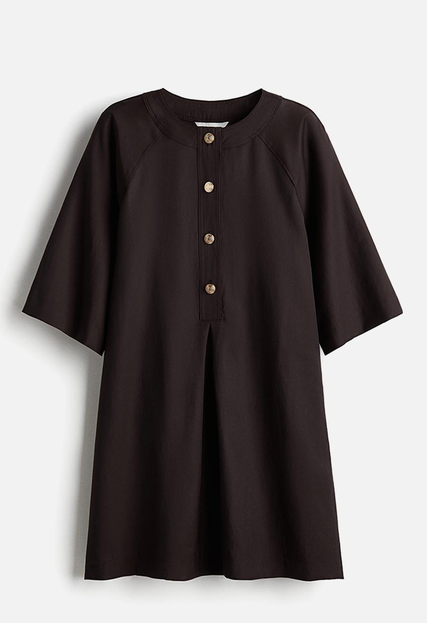 H&M - Shift dress - dark brown