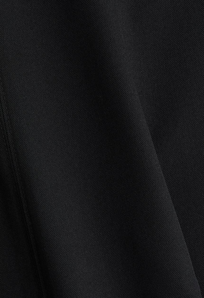 H&M - Waisted twill dress - black
