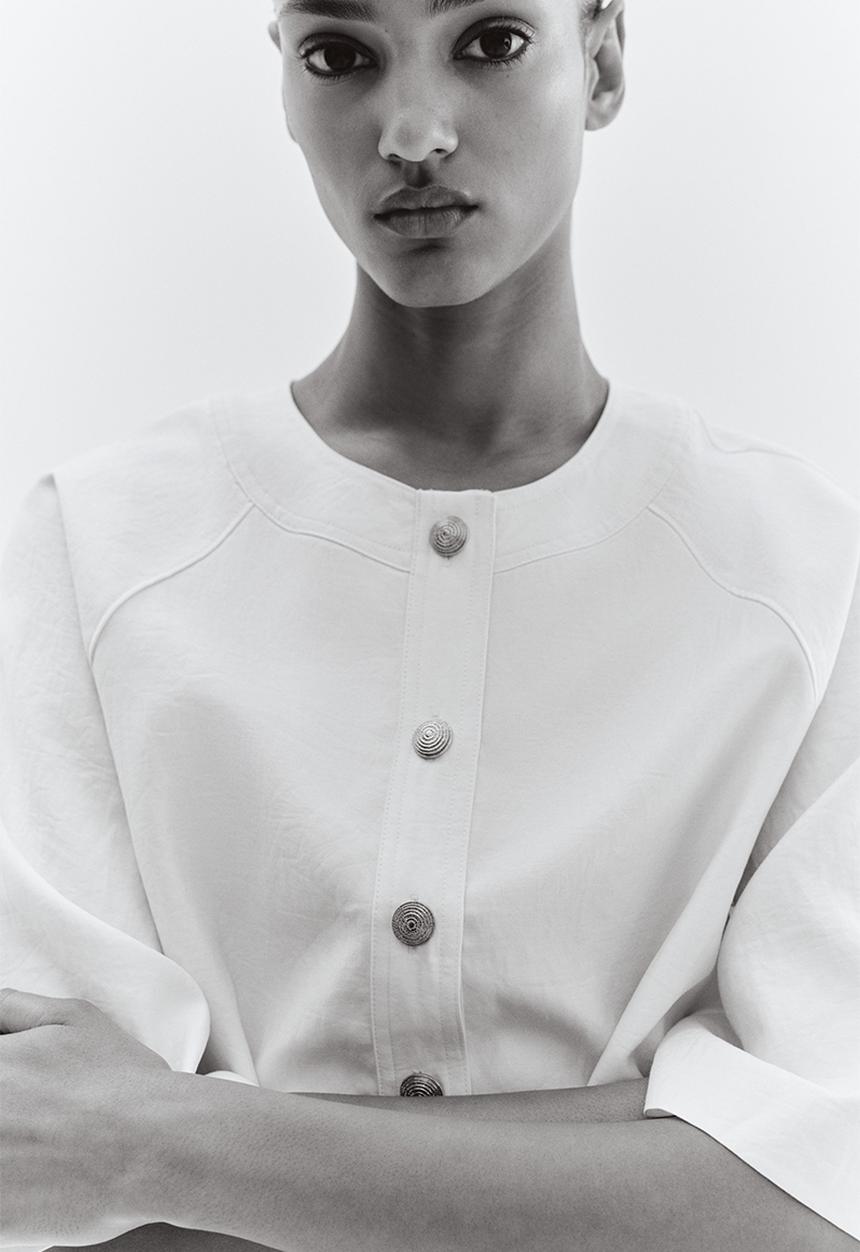 H&M - Shift dress - cream