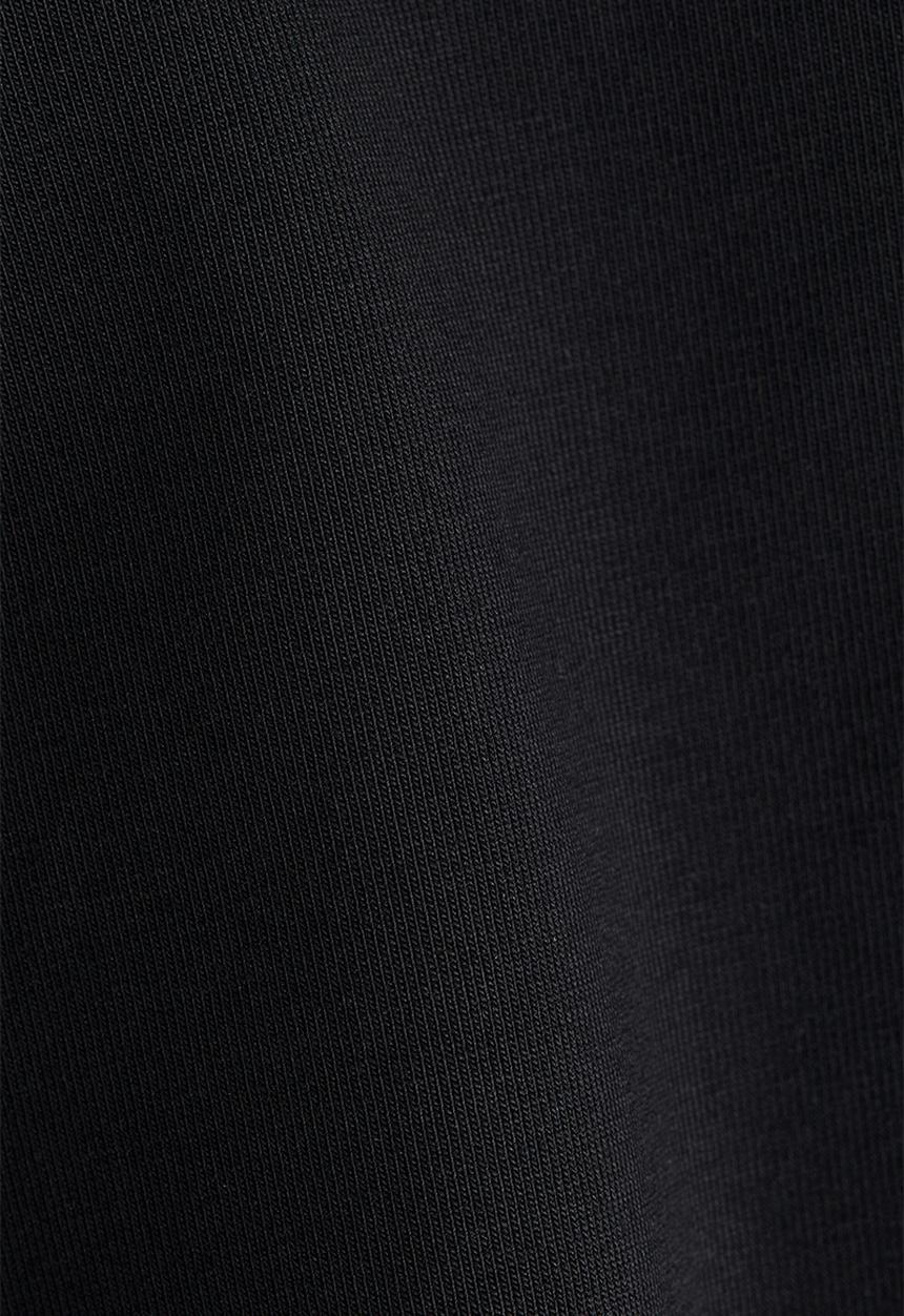 H&M - Foldover-waist cotton trousers - black