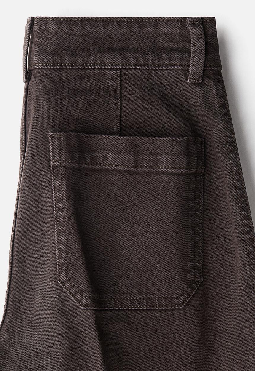 H&M - Wide high ankle jeans - brown
