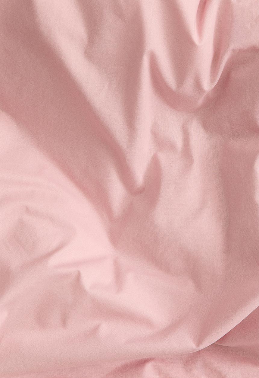 H&M - Cotton double/king duvet cover set - light pink