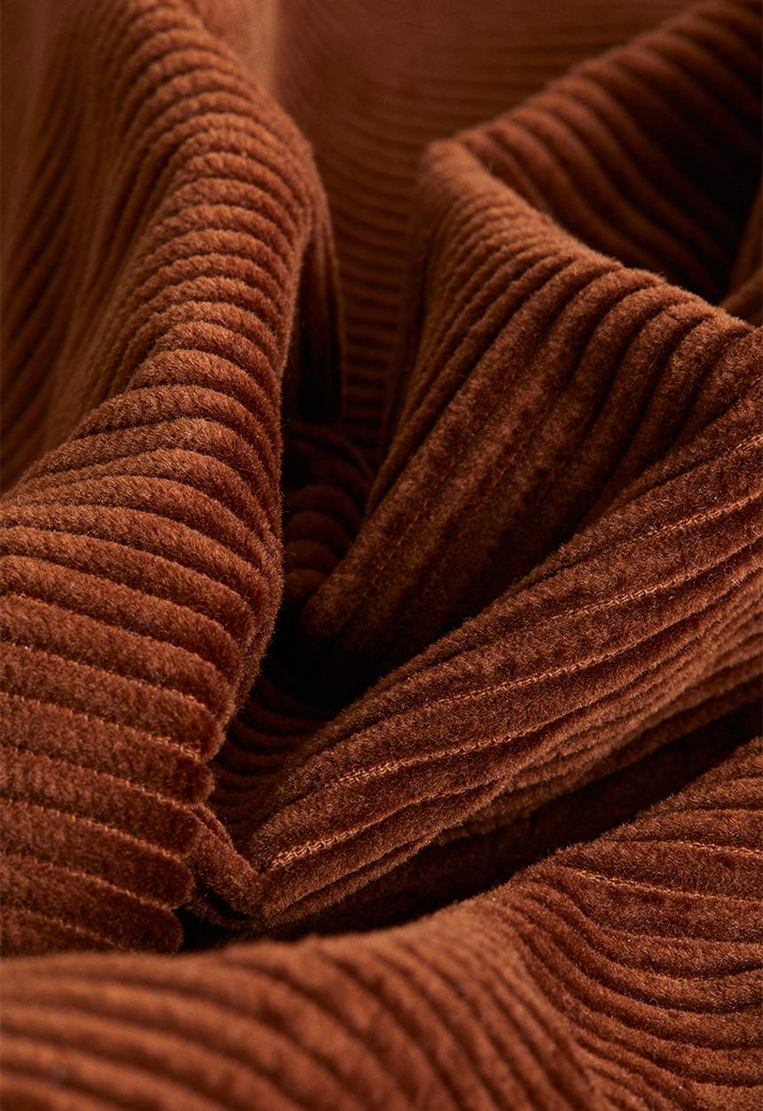 H&M - Corduroy cushion cover - brown