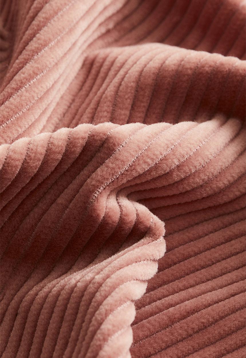 H&M - Corduroy cushion cover - dusty pink