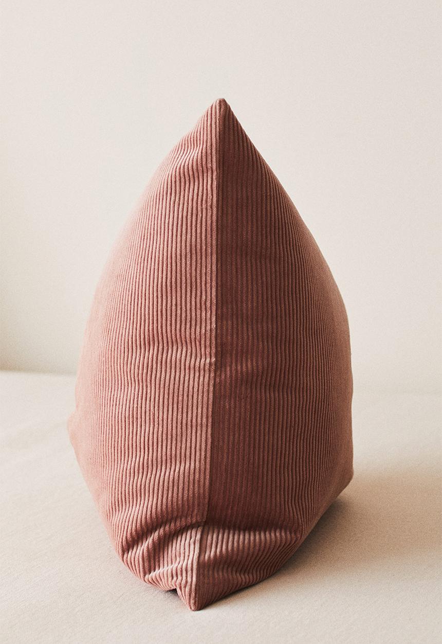 H&M - Corduroy cushion cover - dusty pink