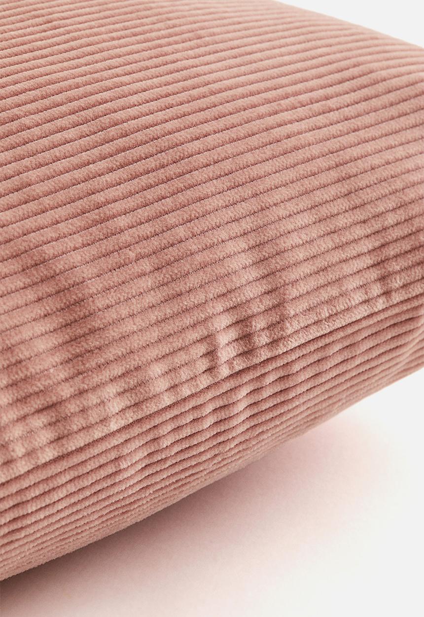 H&M - Corduroy cushion cover - dusty pink
