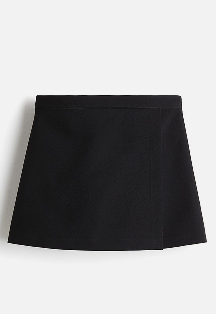 H&M - Wrap skort - black