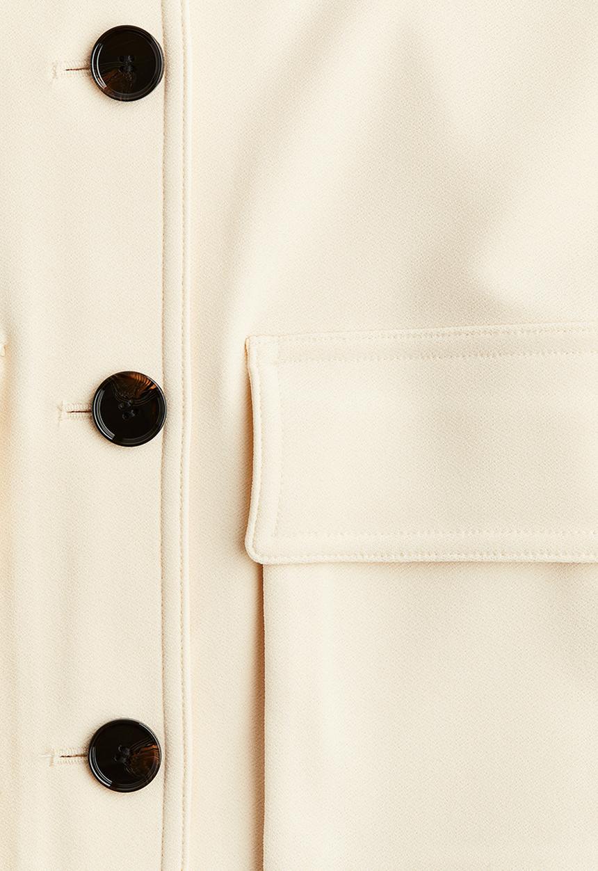 H&M - Pocket-detail jacket - cream