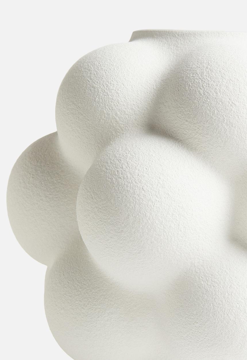H&M - Bubbly stoneware vase - white