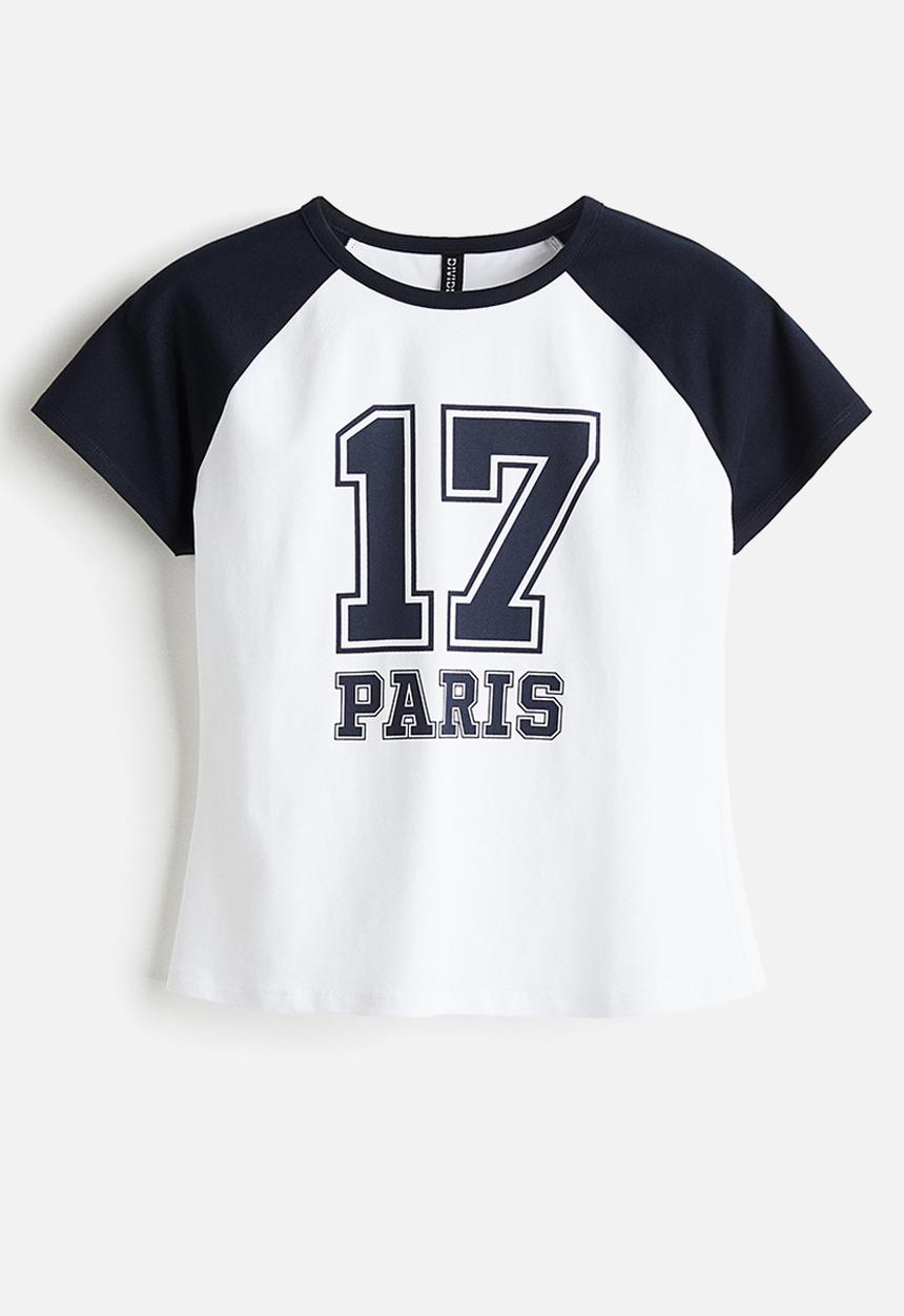 H&M - Printed cotton t-shirt - white 17