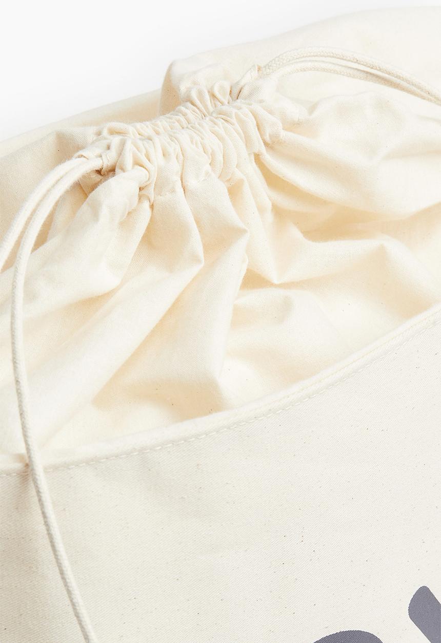 H&M - Canvas storage basket - white