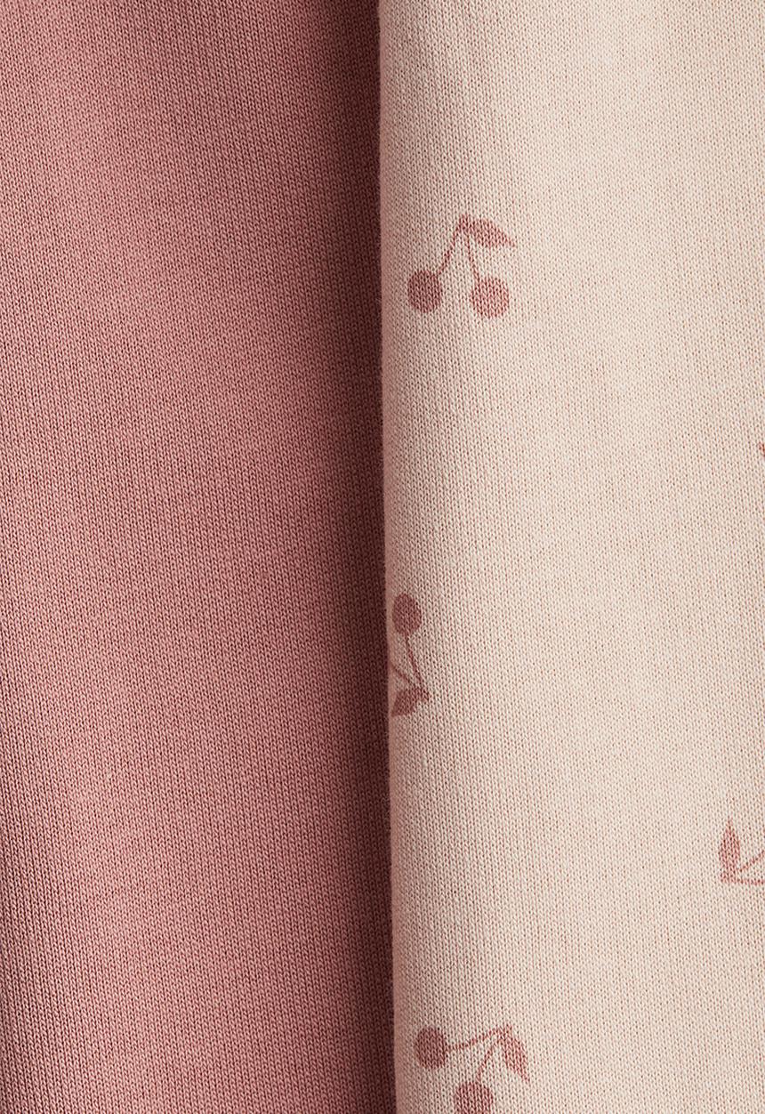 H&M - 2 Pack joggers - pink/cherries