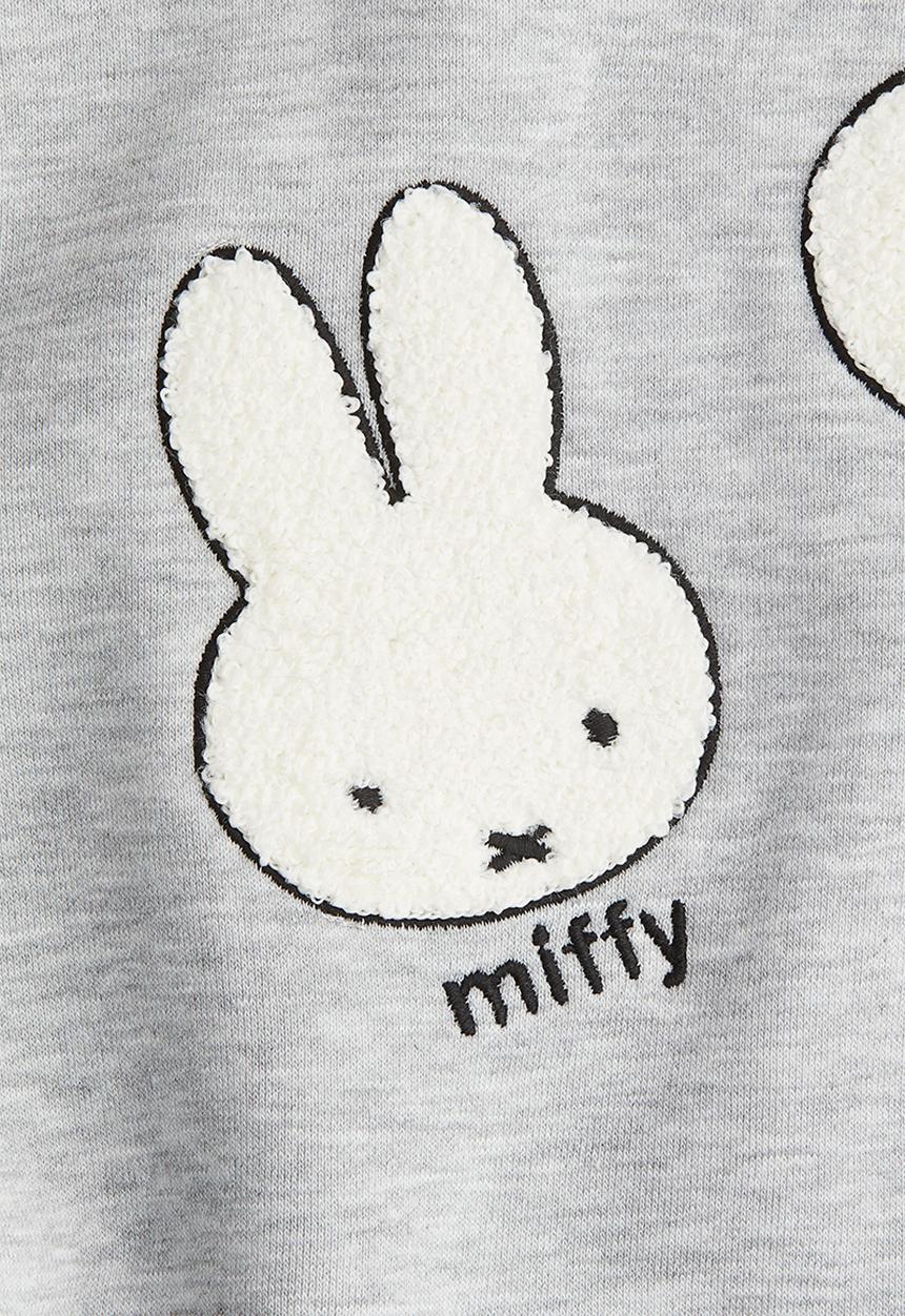 H&M - Motif-detail sweatshirt - grey marl miffy