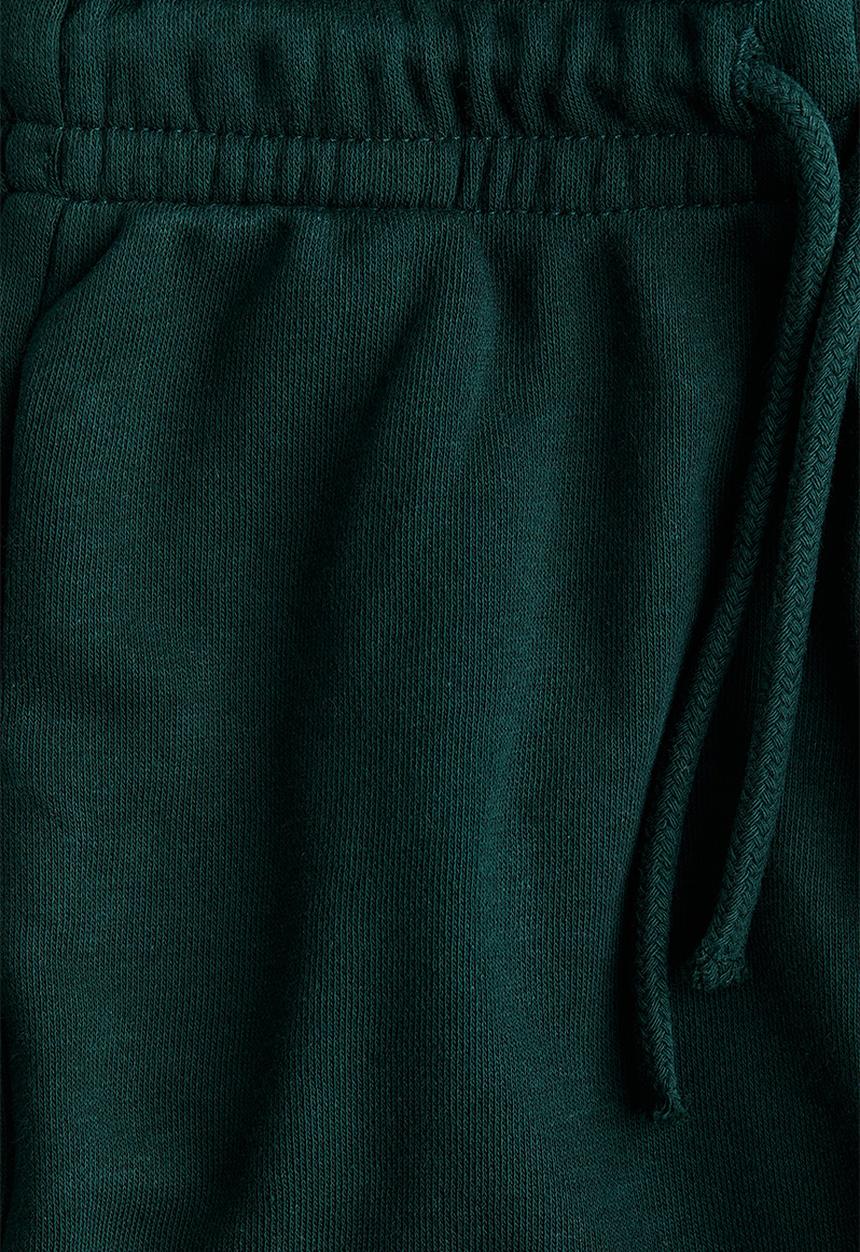 H&M - Sweatshirt shorts - dark green