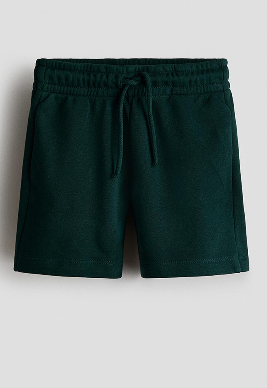 H&M - Sweatshirt shorts - dark green