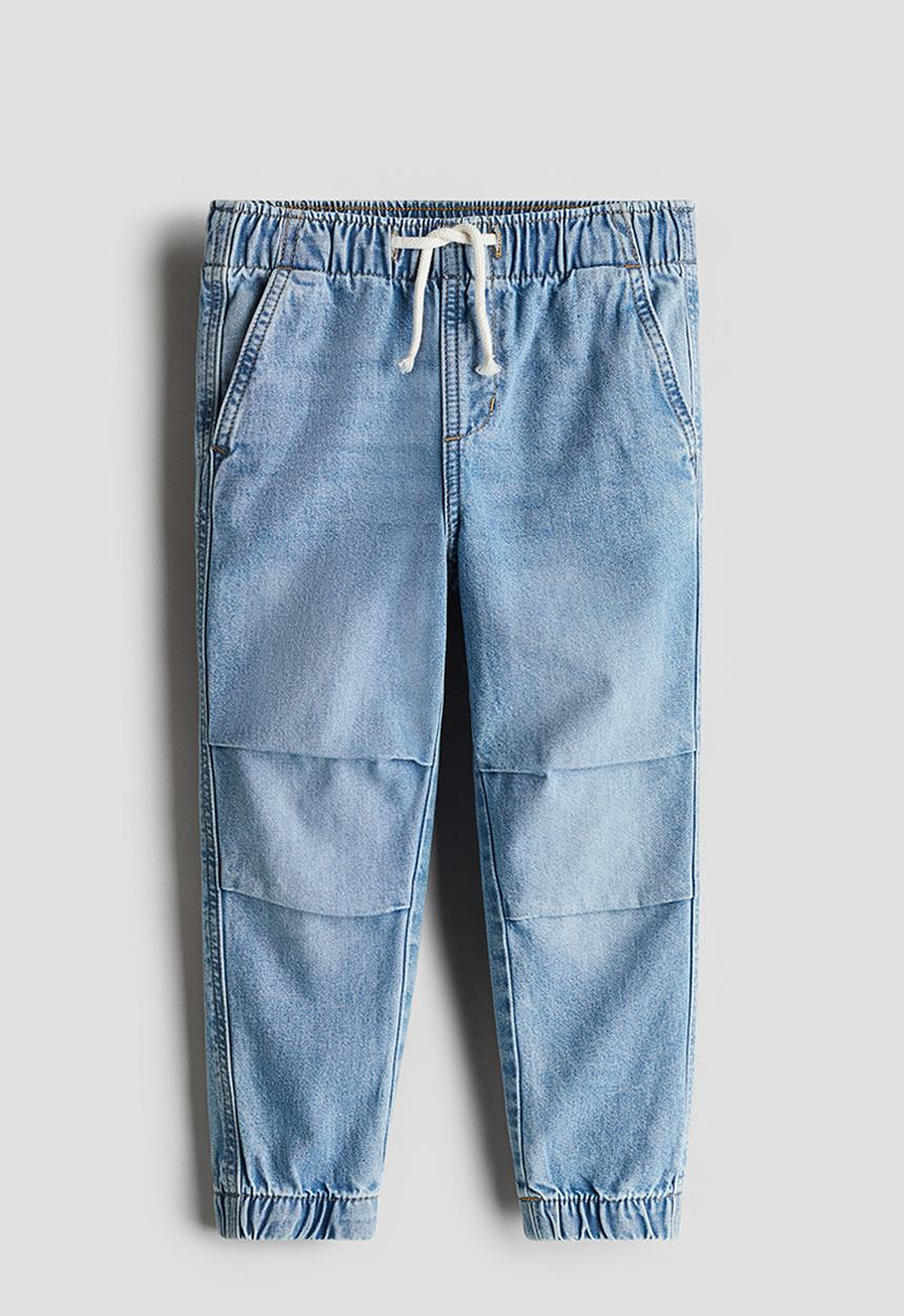 H&M - Denim joggers - light denim blue