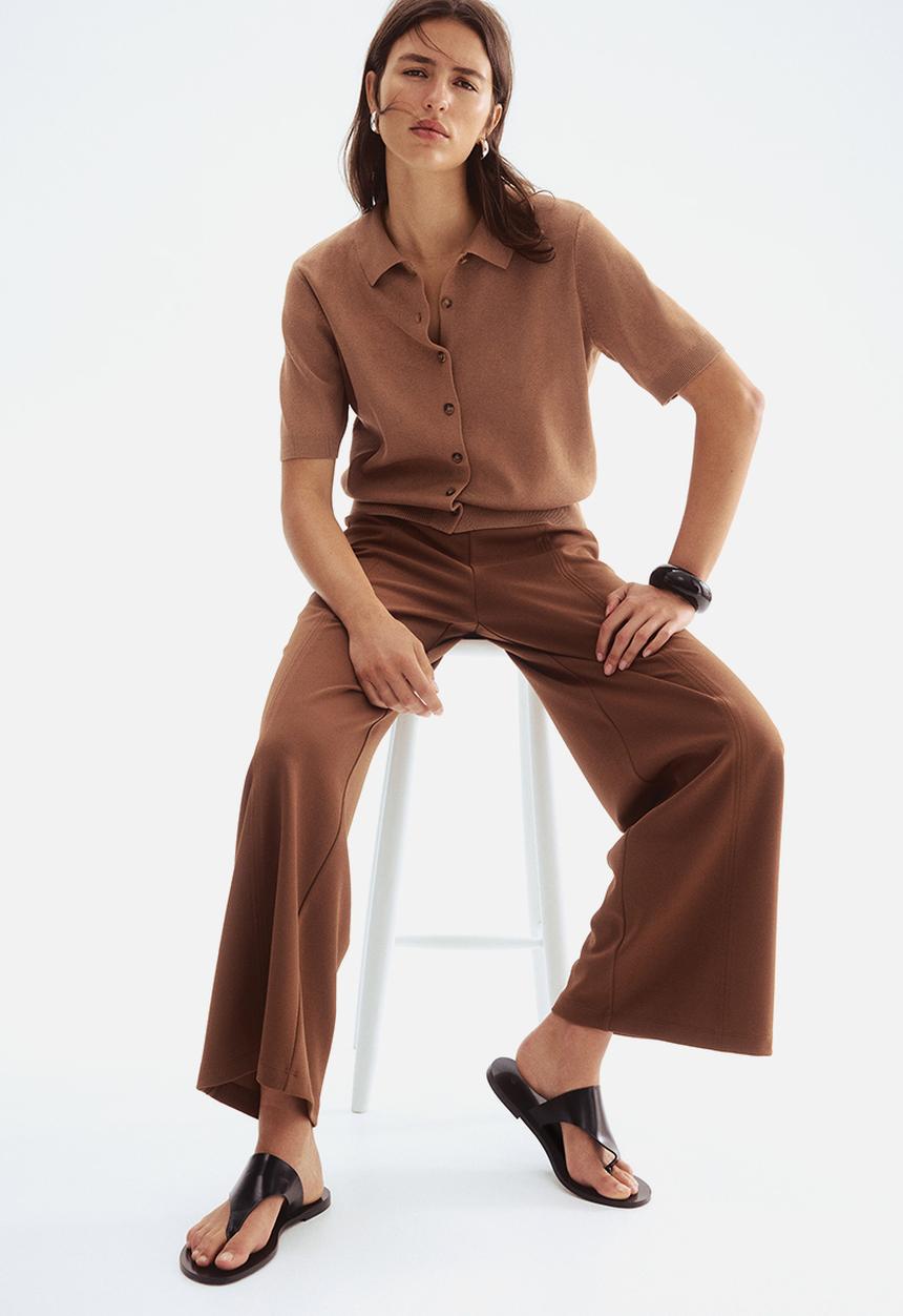 H&M - Wide trousers - brown