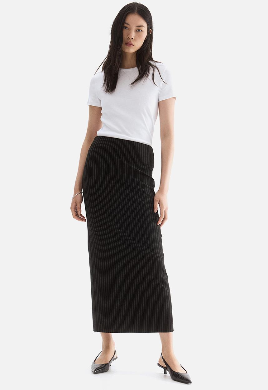 H&M - Midi skirt - black