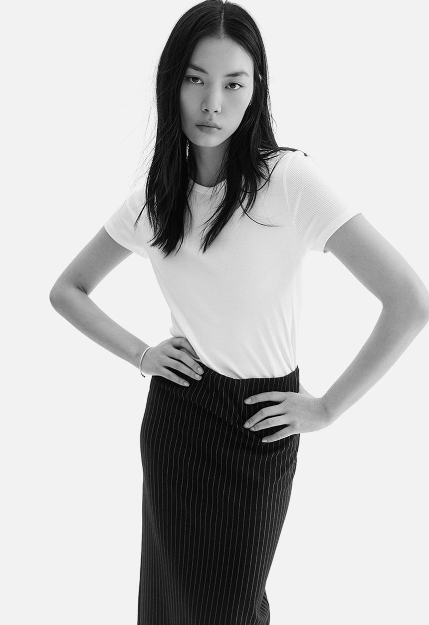 H&M - Midi skirt - black