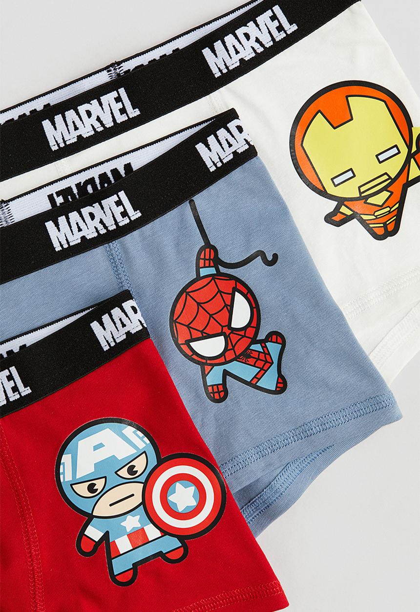 H&M - 5 pack trunks - light grey marl & red marvel